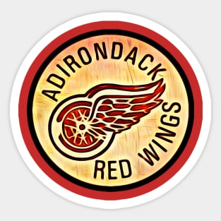 Adirondack Red Wings Hockey Sticker